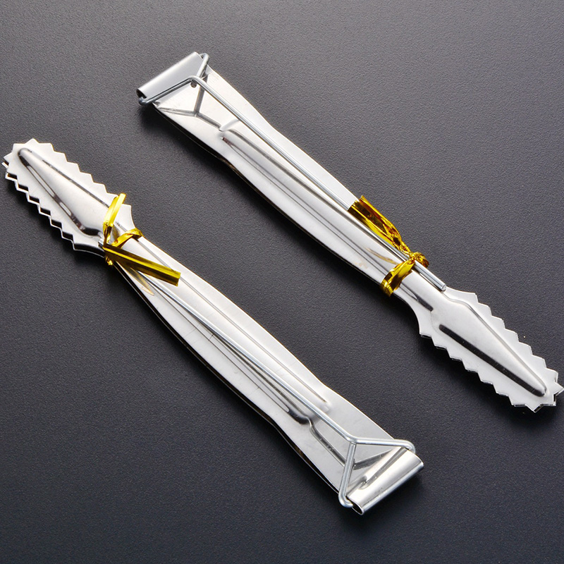 Narguile Tongs Stainless Steel Charcoal Tongs Metal Shisha Accessories Tong Clips Featured Image