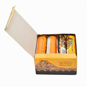 33mm Fruit wood shisha charcoal Yellow box