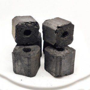 Machine-Made Square Charcoal Hookah Charcoal Bamboo Material Smokeless