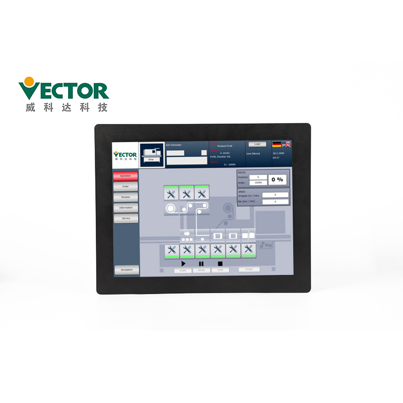Hot Selling for Motion Control Servo - CODESYS EtherCAT Bus type 16 Axis 1.0GHZ Motion controller with 15 inch HMI – Vector