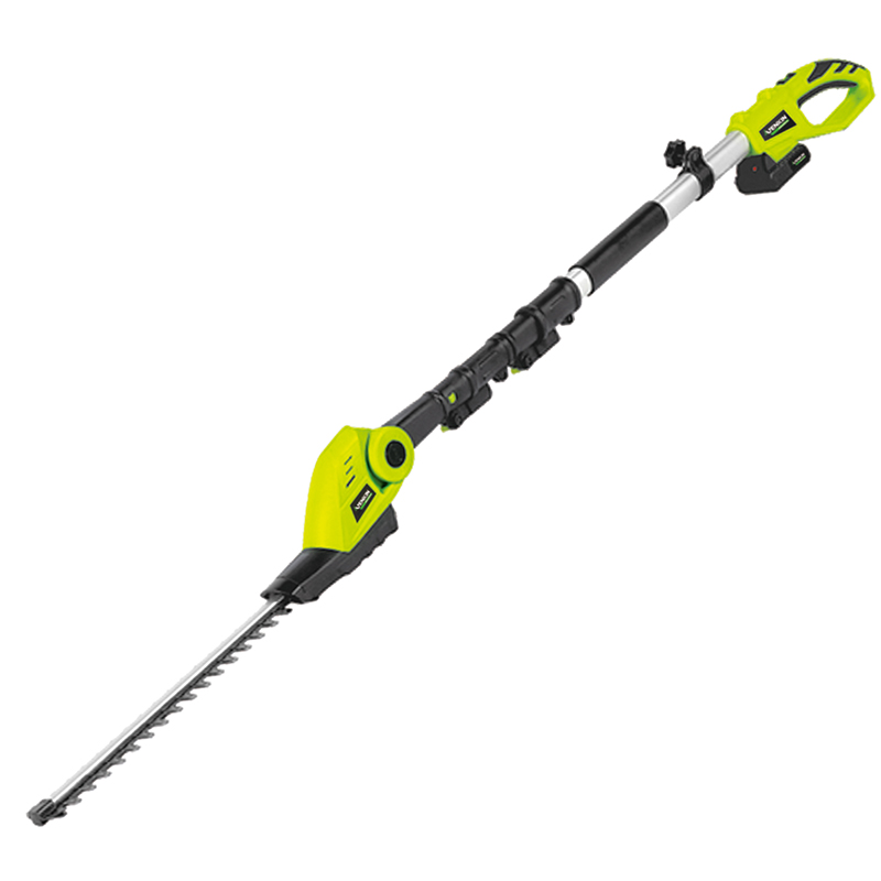 Cordless pole hedge trimmer