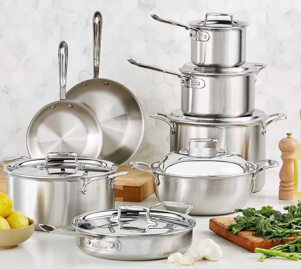 Three elements of cleaning stainless steel pots and utensils
