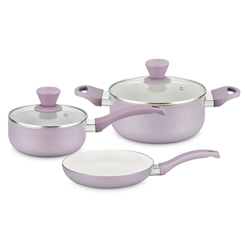 Popular Design for Large Aluinum Cooking Pot - Kitchen Cookware Set Pots and Pans, PFOA/PFOS- Free – Happy Cooking