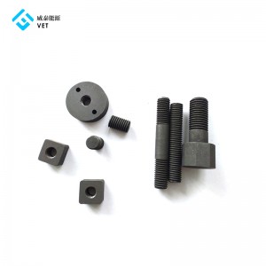 Graphite nuts for vacuum furnace