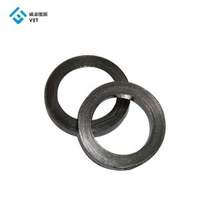 Good quality Rigid Carbon Felt - High strength machined graphite rings, machinary ring  – VET Energy