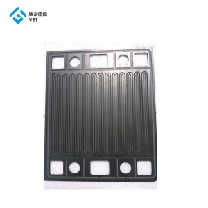 China OEM Industrial Grade Graphite Bipolar Plate for Hydrogen Fuel Cell