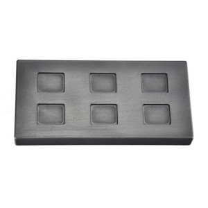 Superior expanded graphite molded, small size silver graphite mold