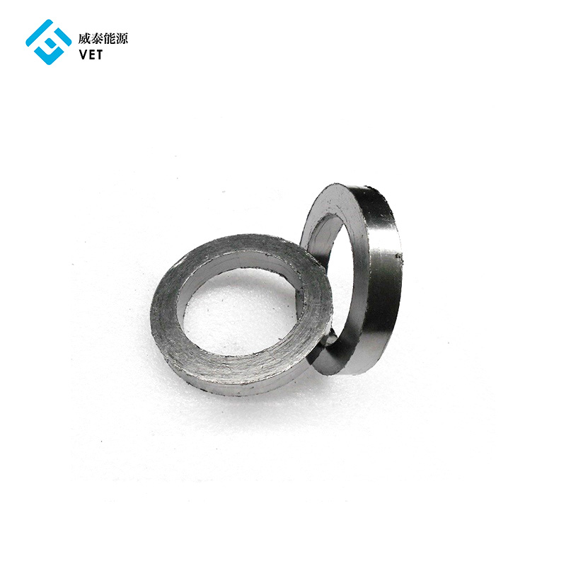 Factory directly Antimony Carbon Graphite Seal Ring - Flexible extruded graphite ring for machine sealing, for air compressor  – VET Energy