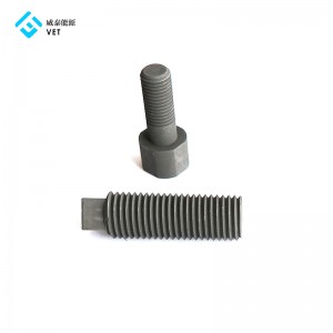Well-designed Anti-Oxident Graphite Bolt, Fan and Shaft for Aluminium Purifacation