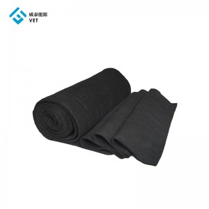 Chinese wholesale China Factory 100% Viscose Acf High Efficiency Activated Carbon Fiber Cloth High Strength Fire Resistant Carbon Fiber Graphite Felt
