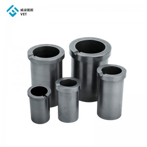 Wholesale OEM Clay and Silicone Carbide Graphite Crucible for Melting Silver/ Gold/Aluminium/Steel/Cast Iron