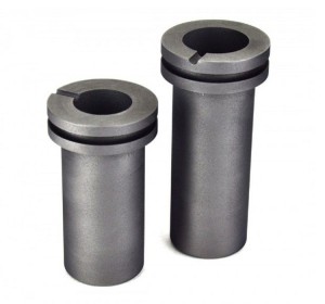 Double ring graphite crucible for melting metals/ glass/ copper（crucible with neck）