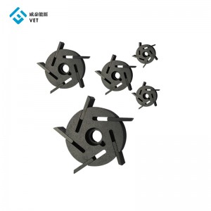 OEM/ODM Supplier China Graphite Rotor, Shaft and Fan for Dispersing Hydogen of Aluminium Alloy