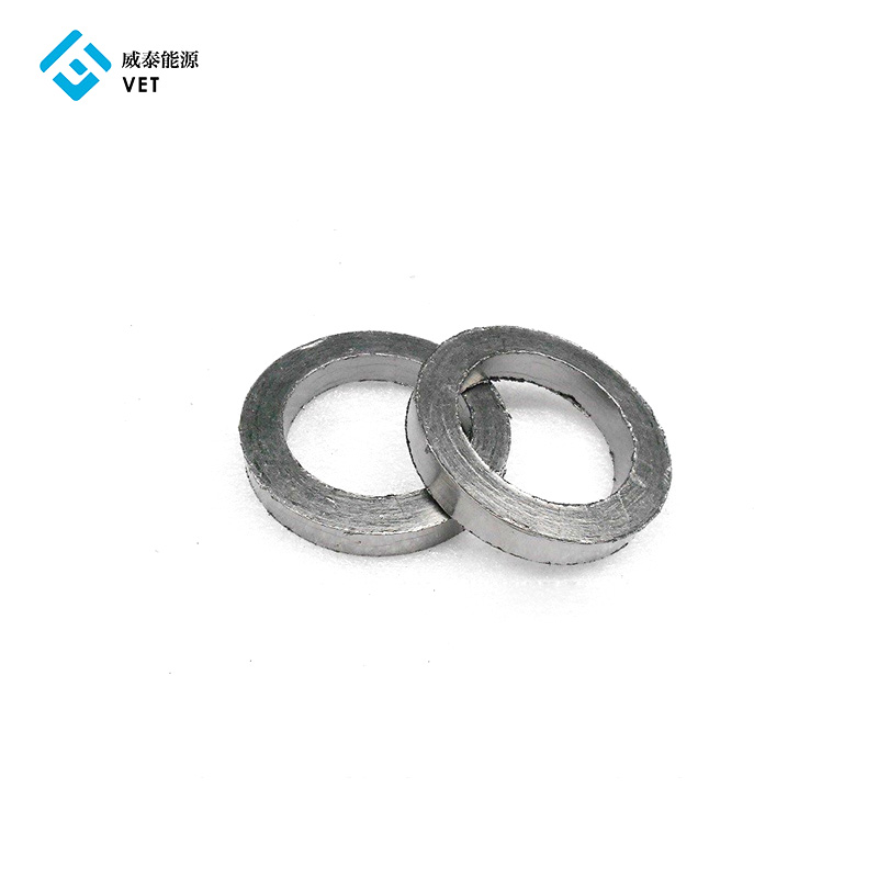 OEM/ODM Manufacturer Silicon Carbide Coating Processing - Pure flexible graphite /carbon ring or sleeve for mechanical valves sealing  – VET Energy