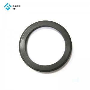 Formed graphite ring, forged carbon ring, fine grain graphite rings