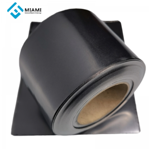 High quality carbon graphite paper roll flexible graphite plate conductive die cutting paper fireproof seal graphite paper