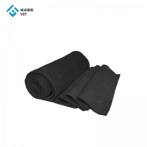 Factory making Roller for Heat Insulation Rigid Thermal Material Felts Soft Carbon Graphite Felt