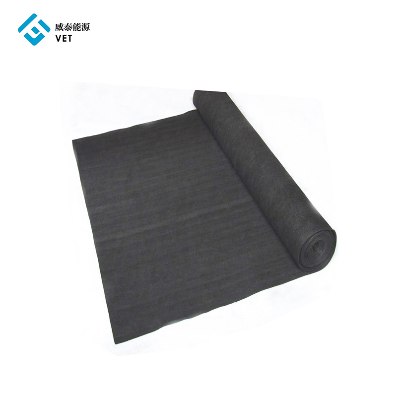 Excellent quality Graphite Semiconductor - Chinese Professional 5mm, 7.5mm, 10mm Carbon Graphite Felt Cut to sizes – VET Energy