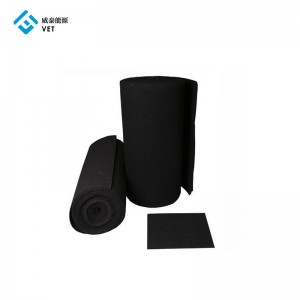 2019 Good Quality Material Roller Felts Carbon Rigid Thermal Insulation Graphite Felt Soft