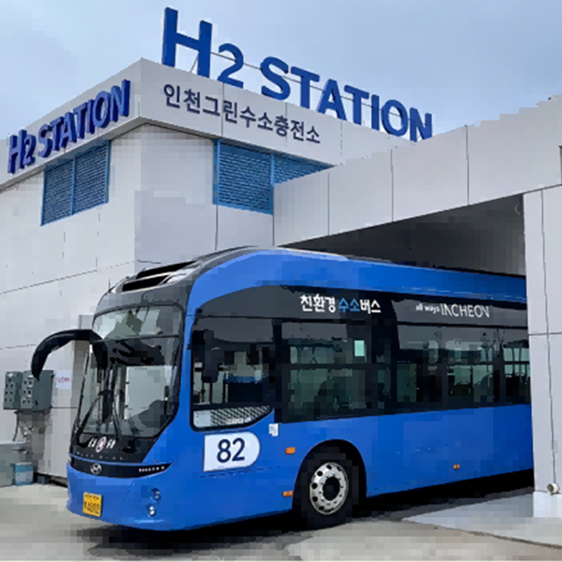 South Korea’s government has unveiled its first hydrogen-powered bus under a clean energy plan