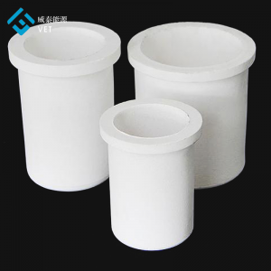 Professional China Laboratory Uses Cylindrical Translucent Silica Quartz Crucible for Melting