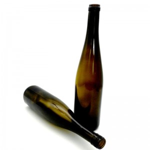 750ml Hock Glass Bottle with Cork
