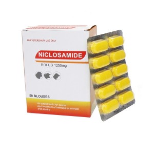 Cheap price Albendazole Micronized - Niclosamide Bolus 1250mg for Cattle – Veyong