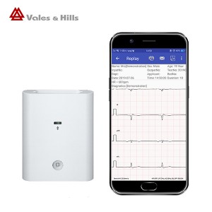 Small size wireless bluetooth 12 channel smart ECG for android iCV200