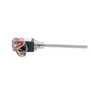 Nema 8 (20mm) hybrid ball screw stepper motor 1.8° Step Angle Voltage 2.5 / 6.3V Current 0.5A,4 Lead Wires
