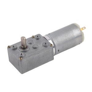 DC motor with worm gear box for robots and toys