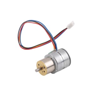 High precision 20mm pm stepper motor with circular gearbox