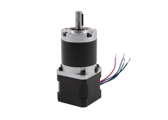 What gearboxes can be used with stepper motors?