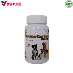 Bottom price China Pig Vitamin Premix - GMP Factory Supply Nitenpyram Oral Tablets External Insect Repellent For Pets – Weierli