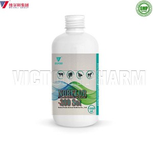 Veterinary Grade Norfloxacin 20% Oral Solution for Livestock and Poultry