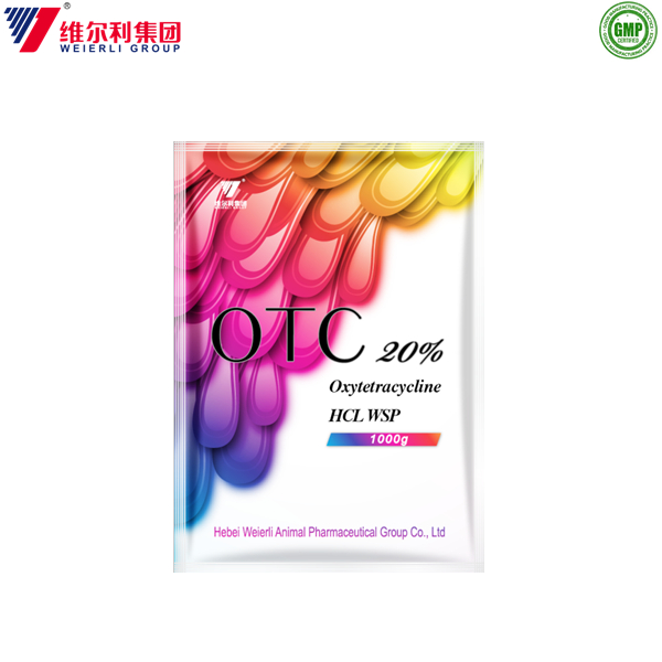Veterinary Grade Antibiotic Pharmaceutical OTC 20 Oxytetracycline HCl Water Soluble Powder For Poultry Featured Image