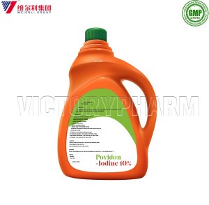 Animal Use Povidone Iodine 10% Oral Solution with Good Quality