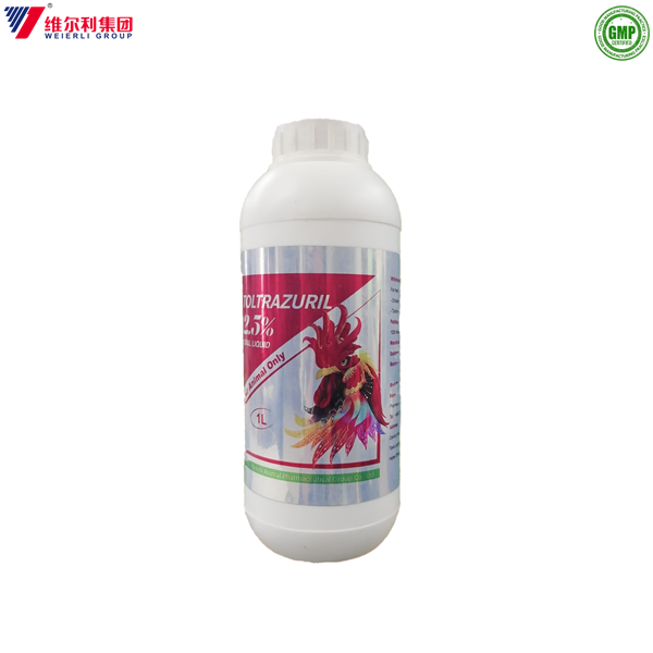 Veterinary Anticoccidial Medicine of Toltrazuril 2.5% Oral Liquid for Poultry Featured Image