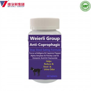 Nutritional Supplement Anti-Coprophagic Chewable Tablets for Dogs