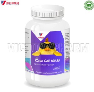 Poultry Veterinary Medicine Enrofloxacin 100/35 Colistin Sulphate Water Soluble Powder