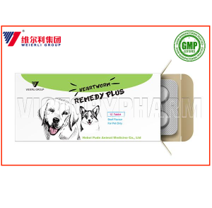 Reliable Supplier China Ivermectin Pyrantel Pamoate Tablets/Boluses Deworm Veterinary Medicine for Dogs Pets Medicine