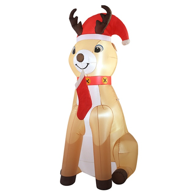 China Supplier Santa 6 Foot Christmas Inflatable - 8FT Inflatable Deer bit sock – K&N