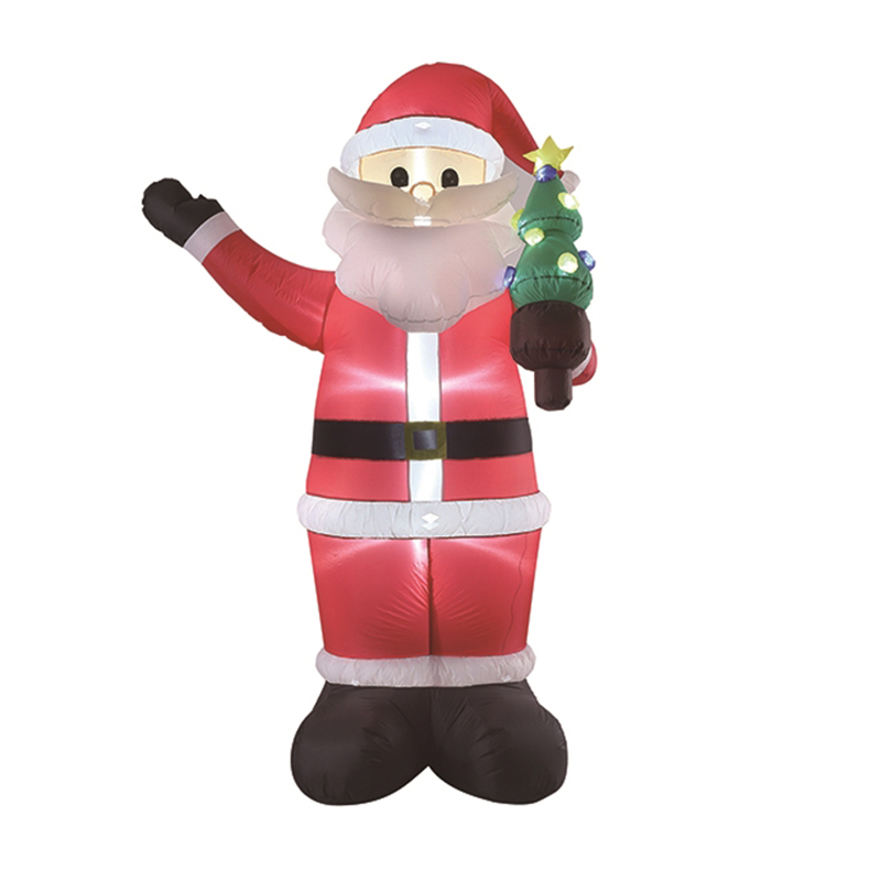 Popular Design for Inflatable Flamingo - 8FT Inflatable Santa with tree – K&N