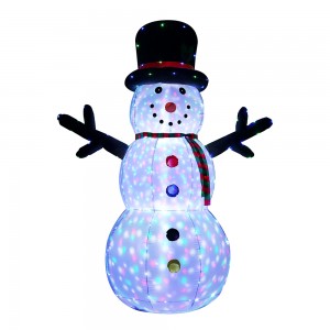 Lowest Price for Christmas Inflatable Santa - 8FT INFLATABLE SNOWMAN WITH RGB LIGHTS – K&N