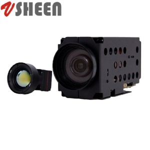 35X Zoom and 640*512 Thermal Bi Spectrum Dual Sensor Temperature Measurement Network Camera Module