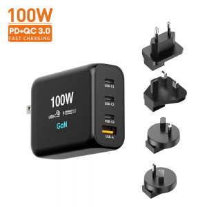 Vina New Trend Tech Gan PD 100W Super Fast Charger Type C Travel Adapter