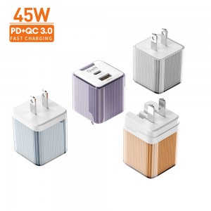 Vina New Tech Gan PD 45W Super Fast Charger Type C Travel Adapter