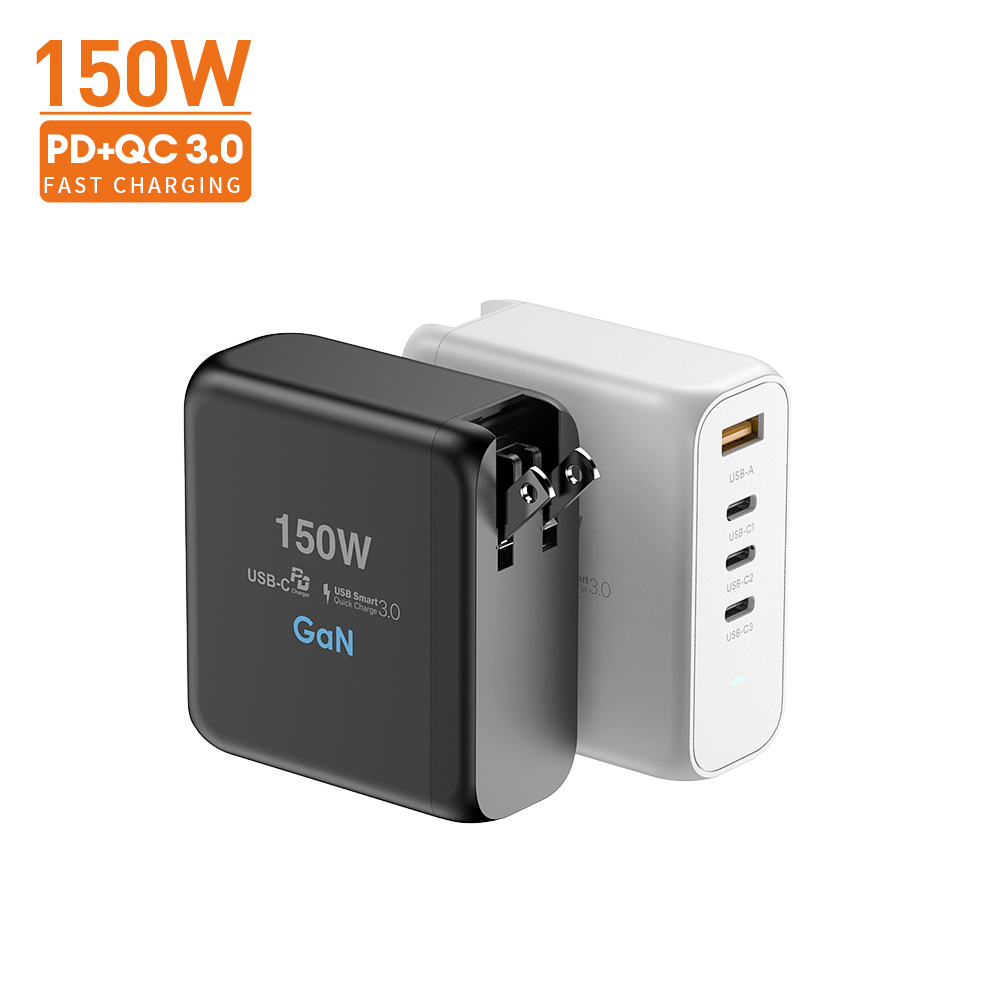 Vina New Tech Gan PD 150W Super Fast Charger Type C Travel Adapter