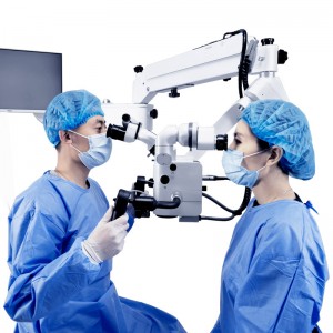 ASOM-5-D Нейрохирургия микроскопы моторлы зурлау һәм фокус белән