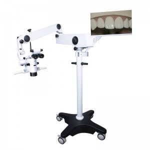 ASOM-520-C dantų mikroskopas su 4k kameros sprendimu