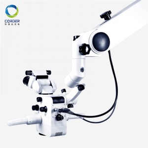 Mikroskop Gigi ASOM-520-D Kanthi Zoom Bermotor lan Fokus